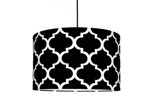 Lampa sufitowa koniczyna marokańska czarna