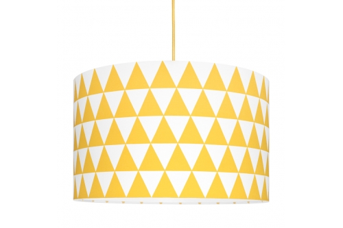 Lampa sufitowa trójkąty żółte