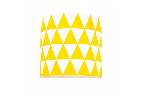 Kinkiet trójkąty żółte